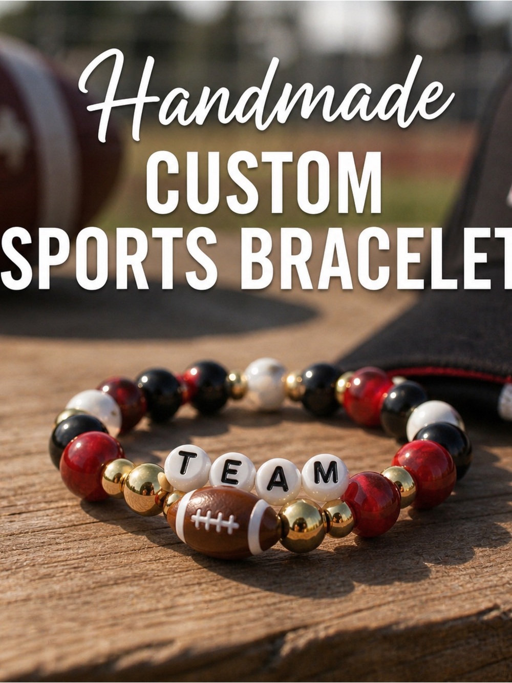 Handmade, Customizable, Personalized sport team or school colors